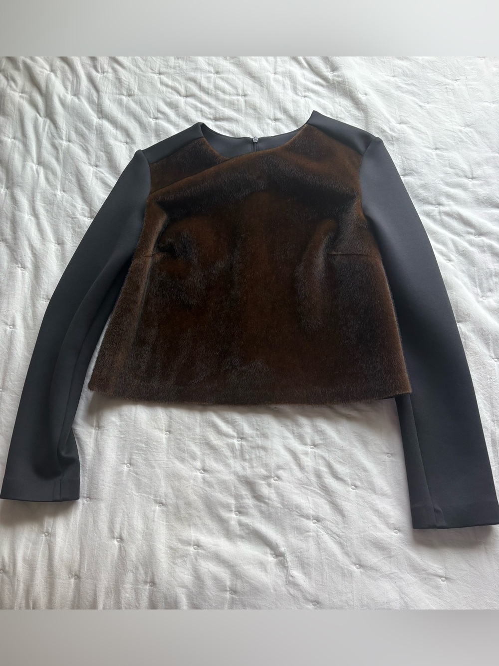Clover Canyon Black Top with Red Label Detail